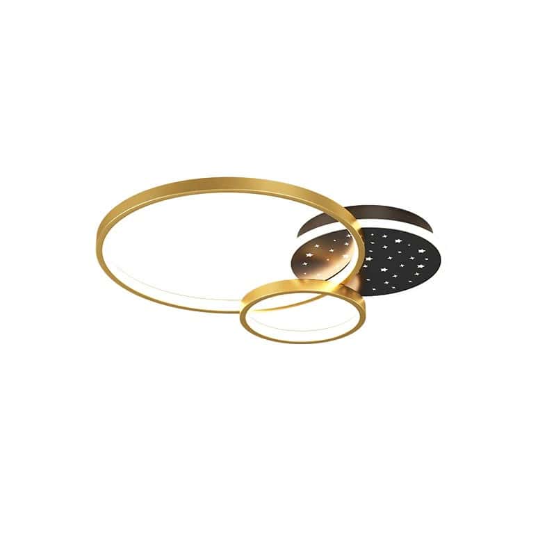 Lustra LED Sophie Gold 108W Telecomanda
