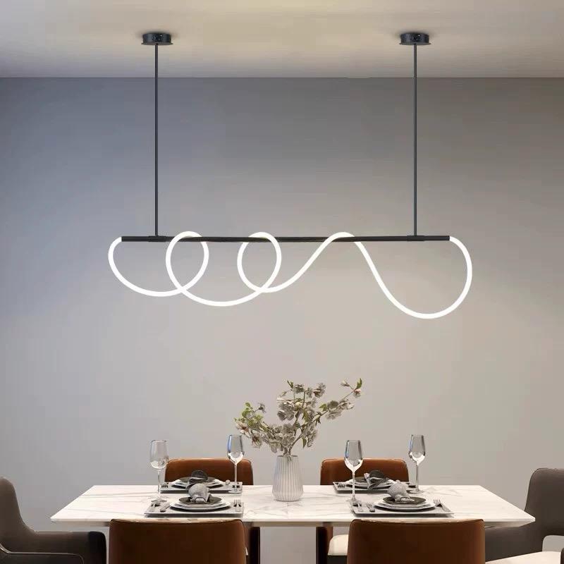 Lustra Neagra Chiara Led 80W D1500 Telecomanda