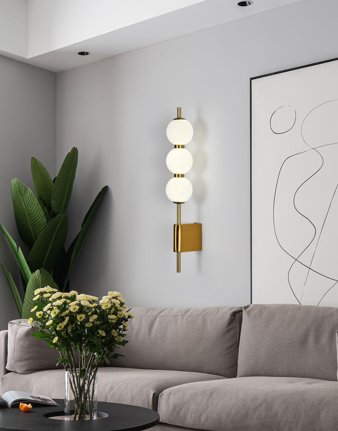 Aplica Led Aurie Maeves Perete 30w H480