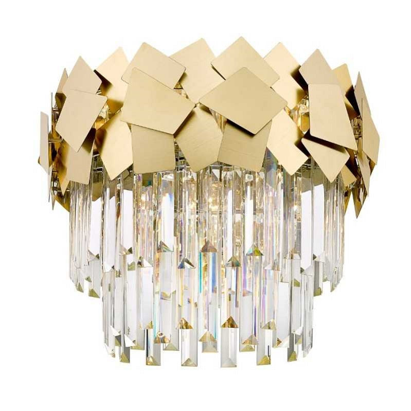 Candelabru Auriu D600 Cristal Thassa E14X12