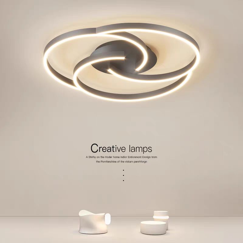 Lustra LED Neagra Thaluna D600 35×2w Telecomanda