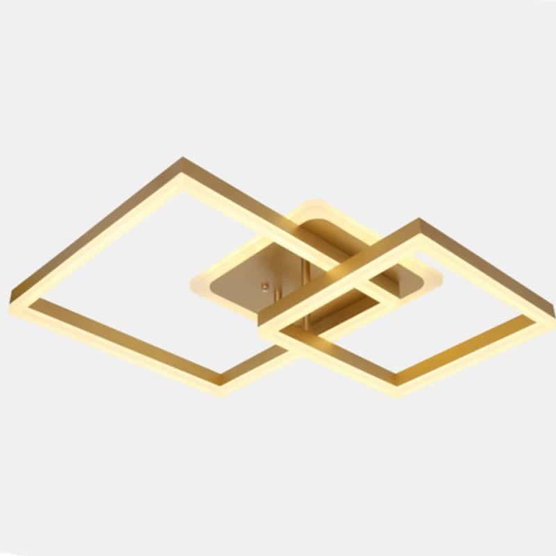 Lustra LED Aurie Gracelyn Patrate, Telecomanda, 160W