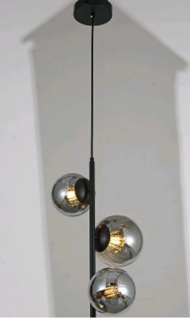 Lustra tip Pendul Thalles 3 Globuri Fumurii