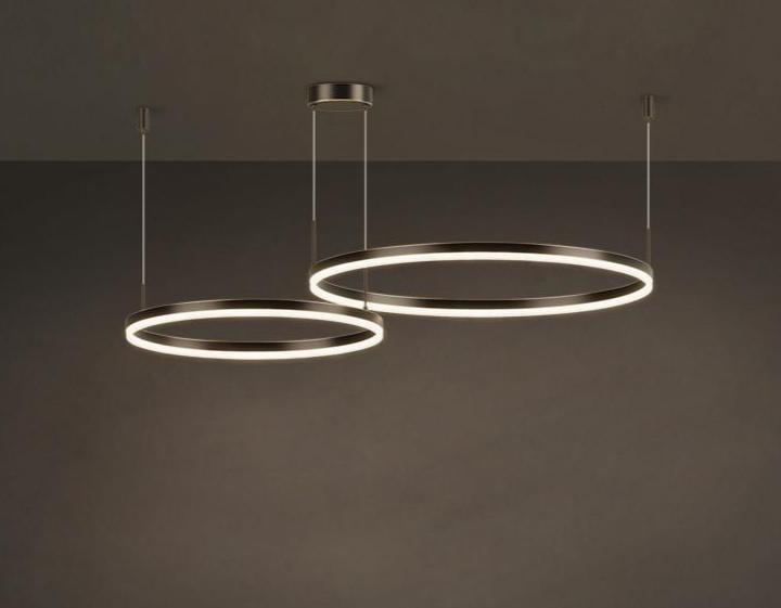 Lustra LED Maro Aventis 2 Cercuri 40+60 114W