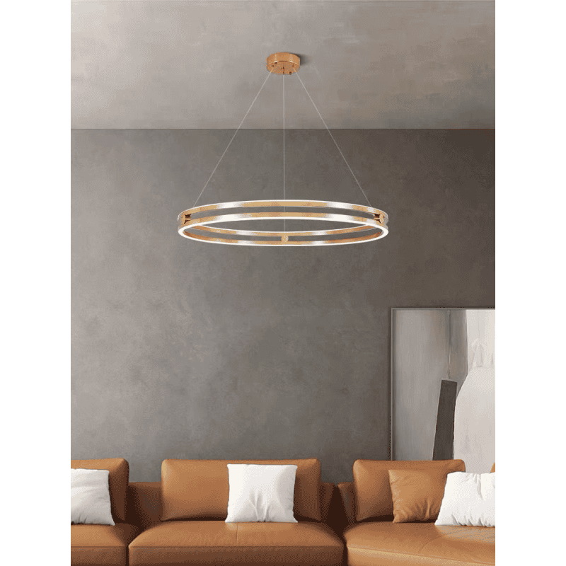 Lustra LED Aurie Fausta tip Cerc Diametru 40cm, Telecomanda