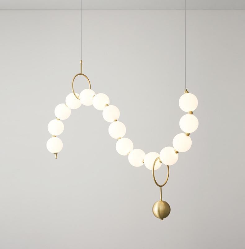 Lustra Aurie Fable 72W D1100 Sirag de Perle