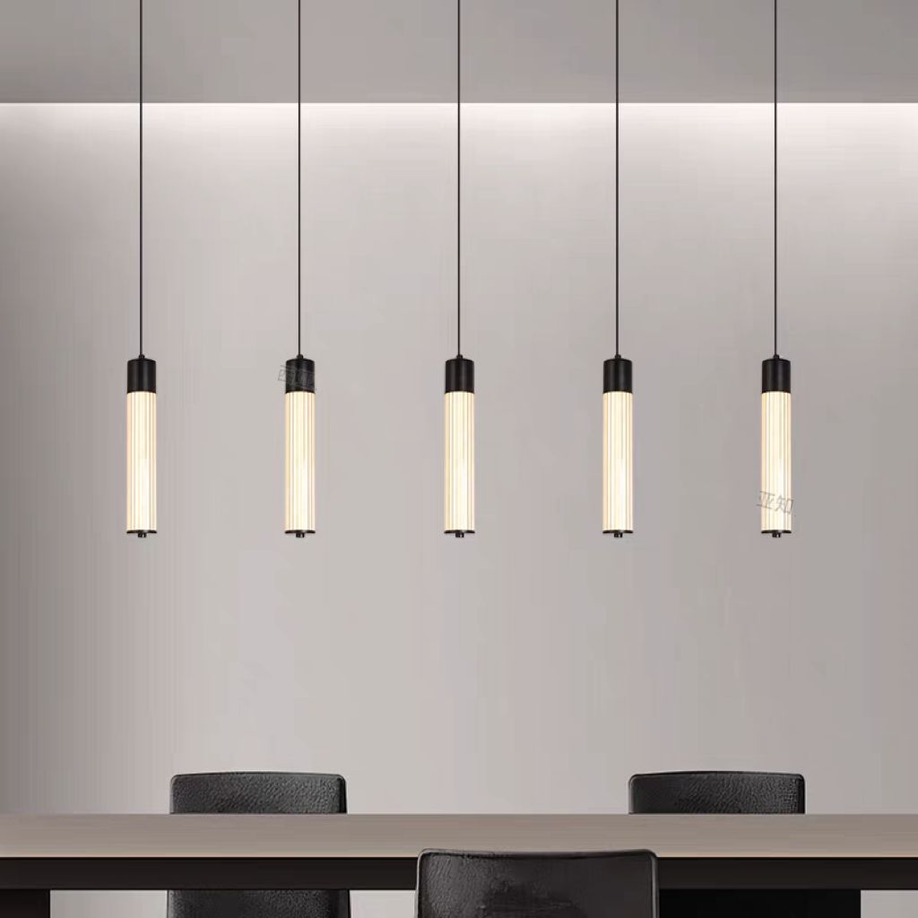 Lustra Led tip Pendul Basilia Negru D800 25×2w