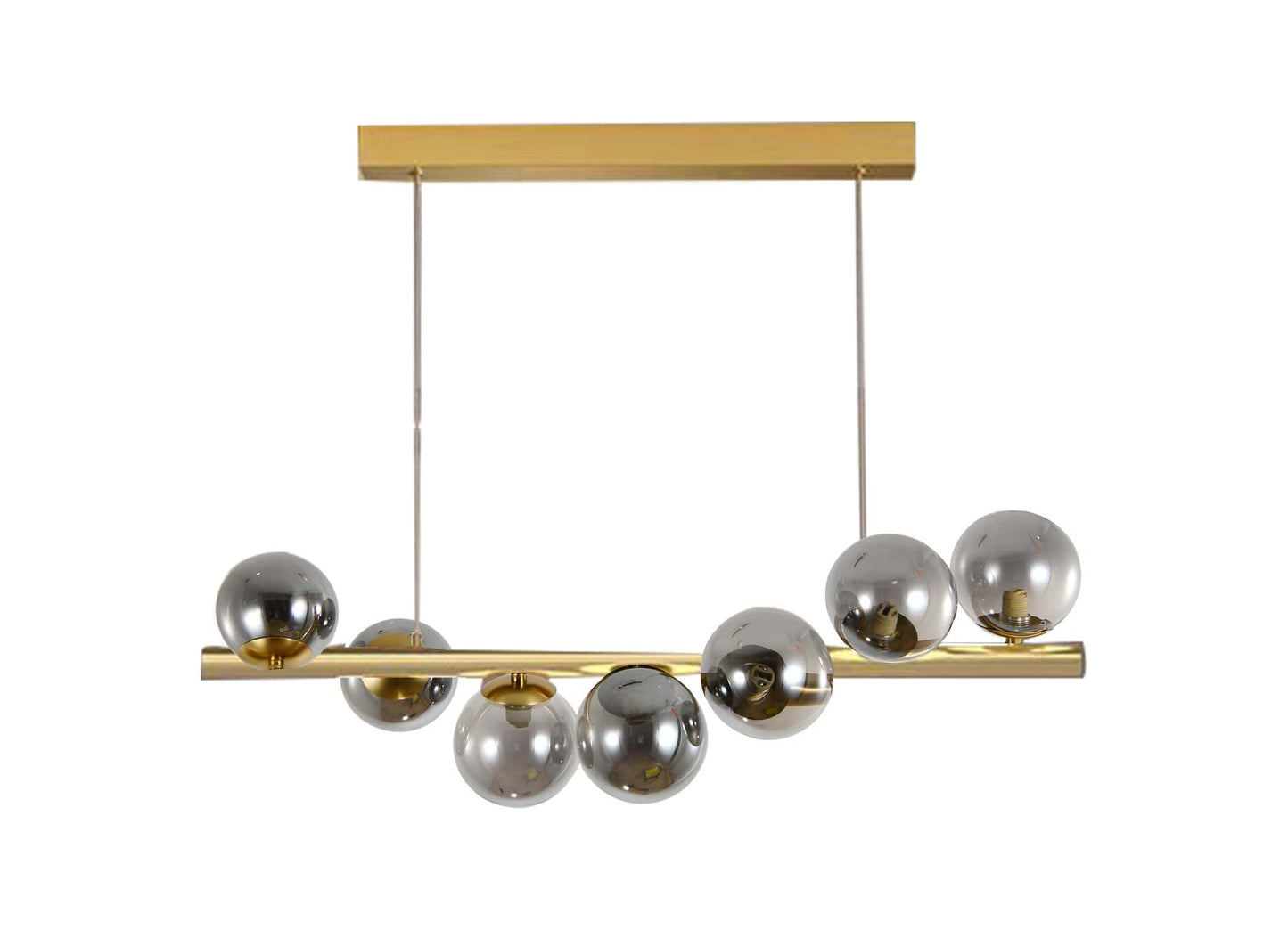 Lustra LED Aurie Lilou cu 7 Globuri Fumurii