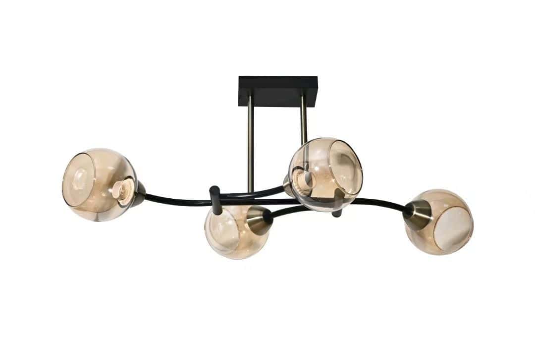 Lustra Aurie 4 Globuri Furii E27 x 4 maxim 60w/bec
