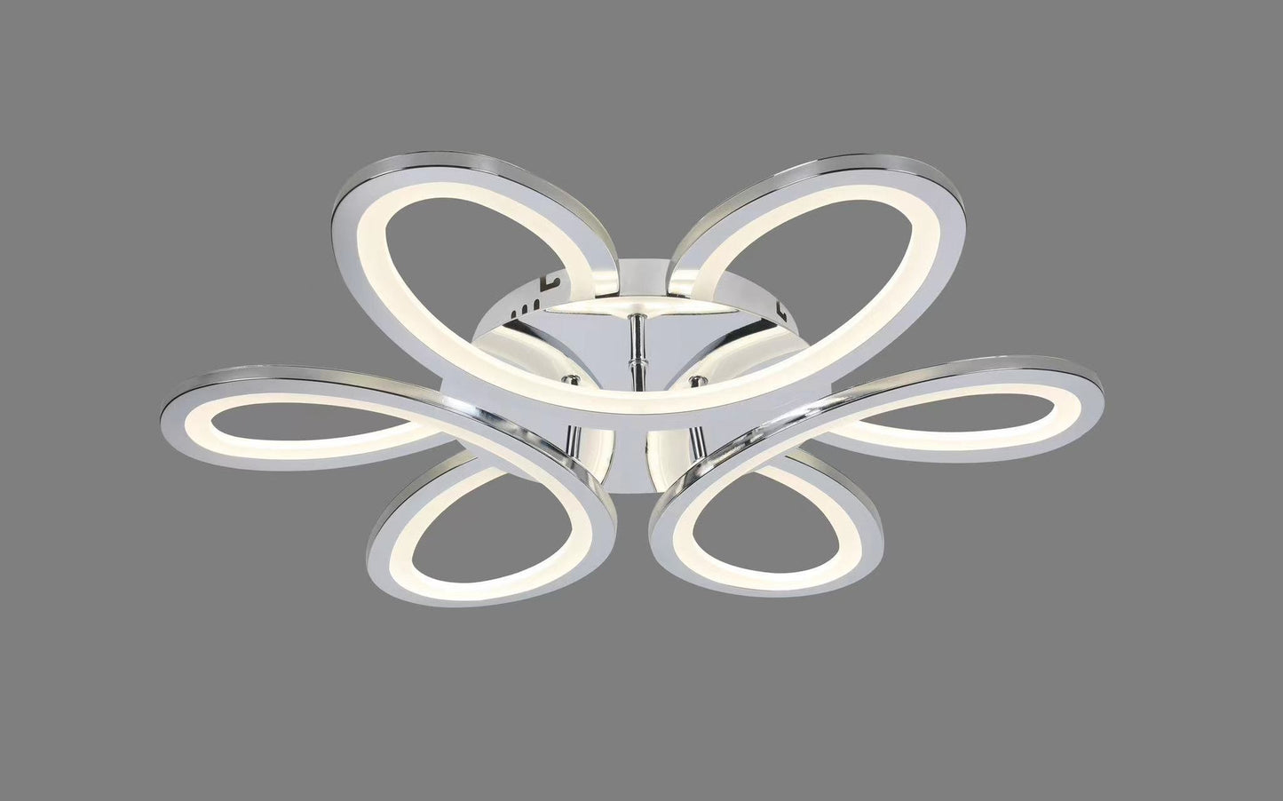 Lustra LED Nefeli Crom, D630, Telecomanda