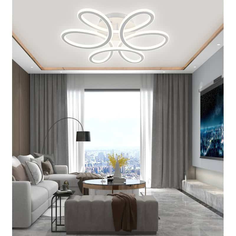 Lustra LED Alba Kelsey cu Telecomanda, 230W