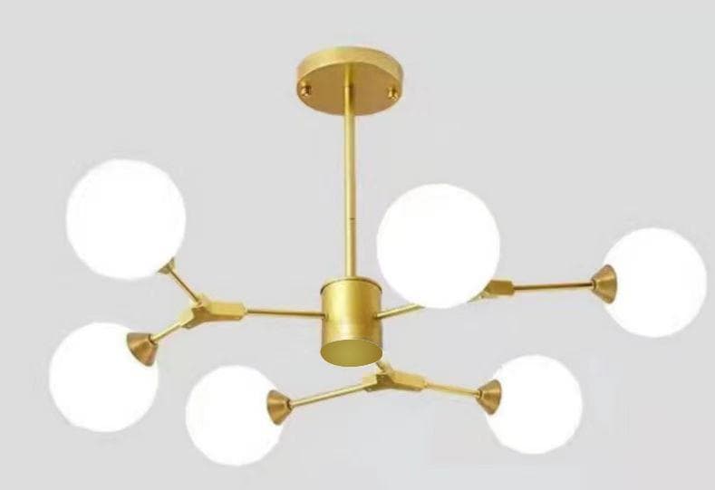 Lustra Aurie Callista 6 Globuri Albe G9 860x650