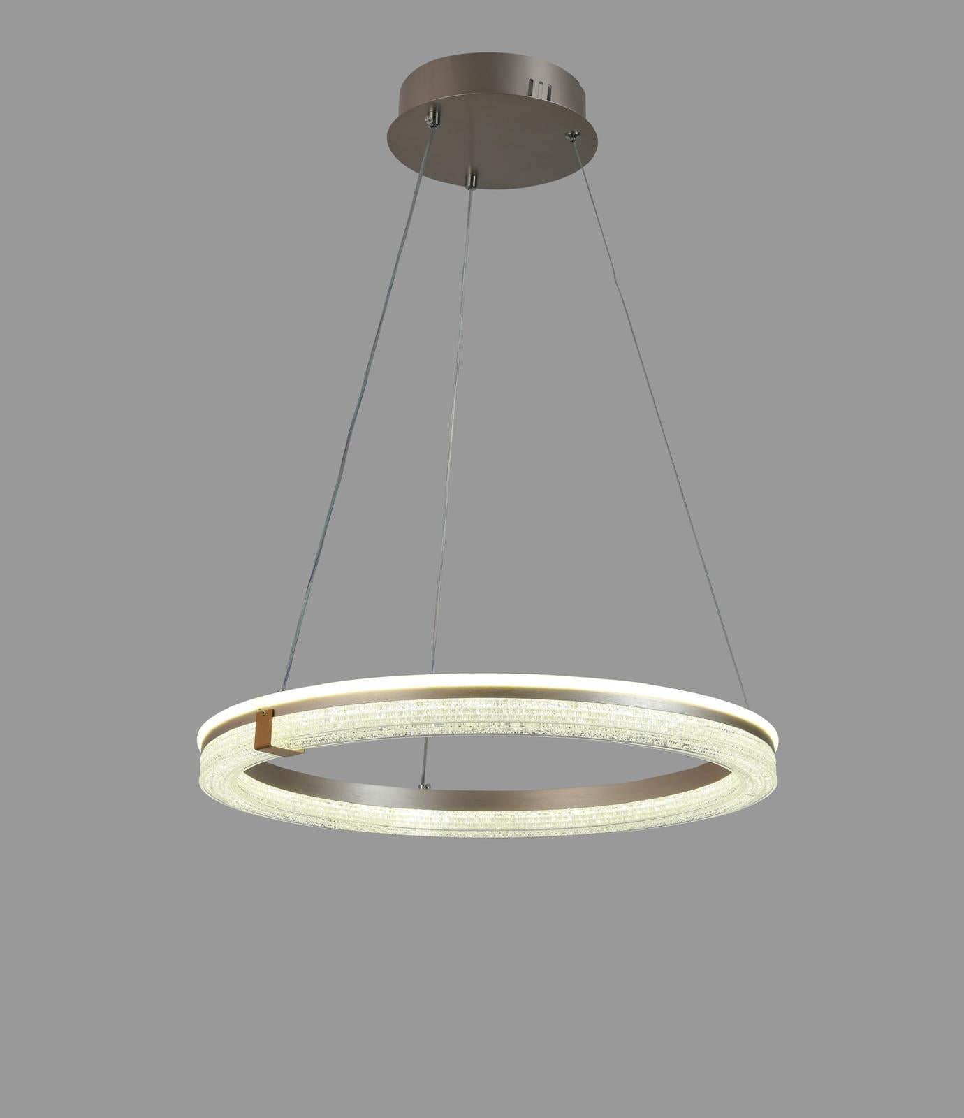 Lustra Suspendata LED Zora D40CM, Telecomanda, Dimabil