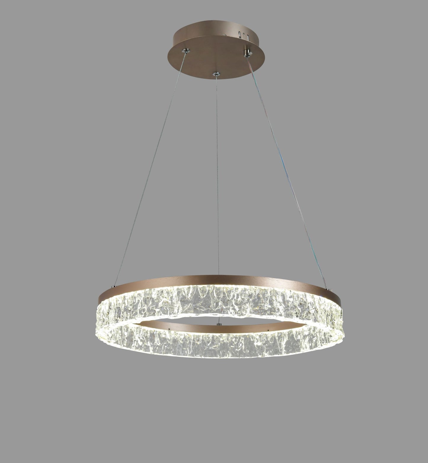 Lustra Suspendata LED Anselm 40CM, Telecomanda, Dimabil