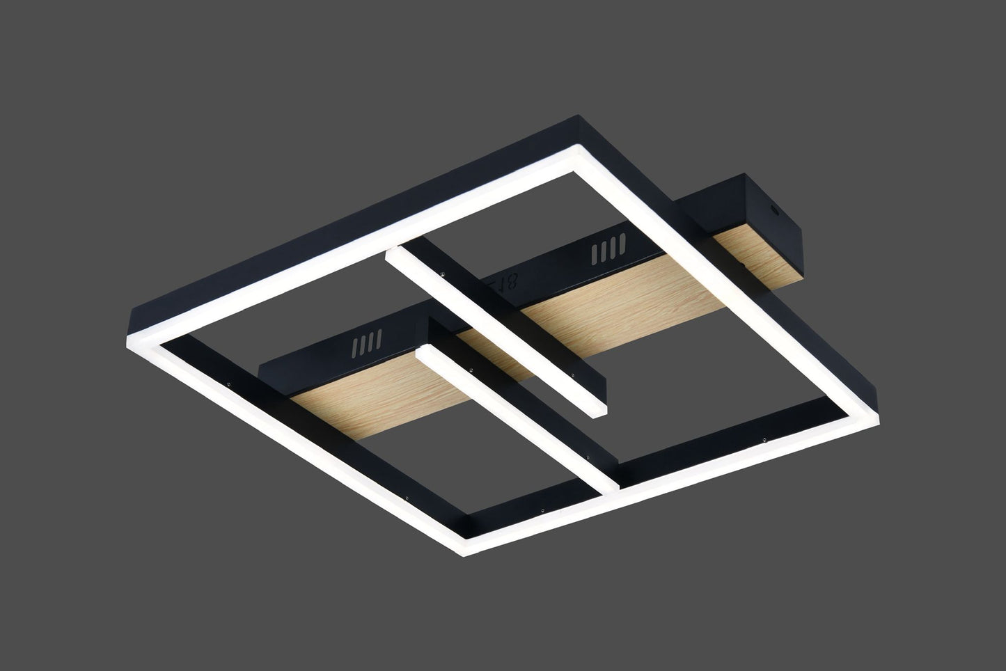 Lustra Led Neagra Shirin D450 4X2W