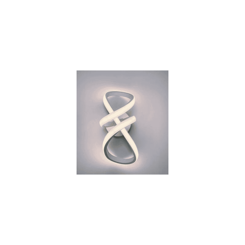 Aplica Led Alba de Perete Spiral, 3 Functii Lumina