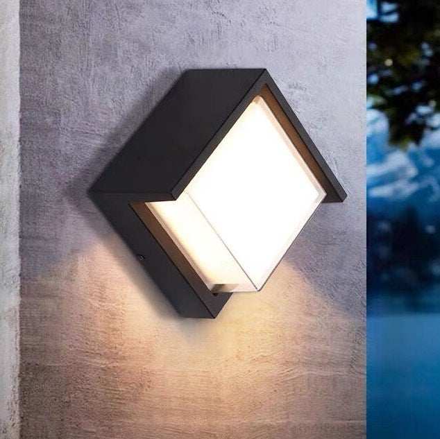 Aplica LED Bianca Moderna Patrat 12W