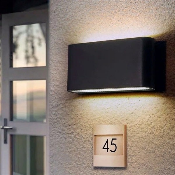 Aplica LED Eliza Black Exterior Wall 6W