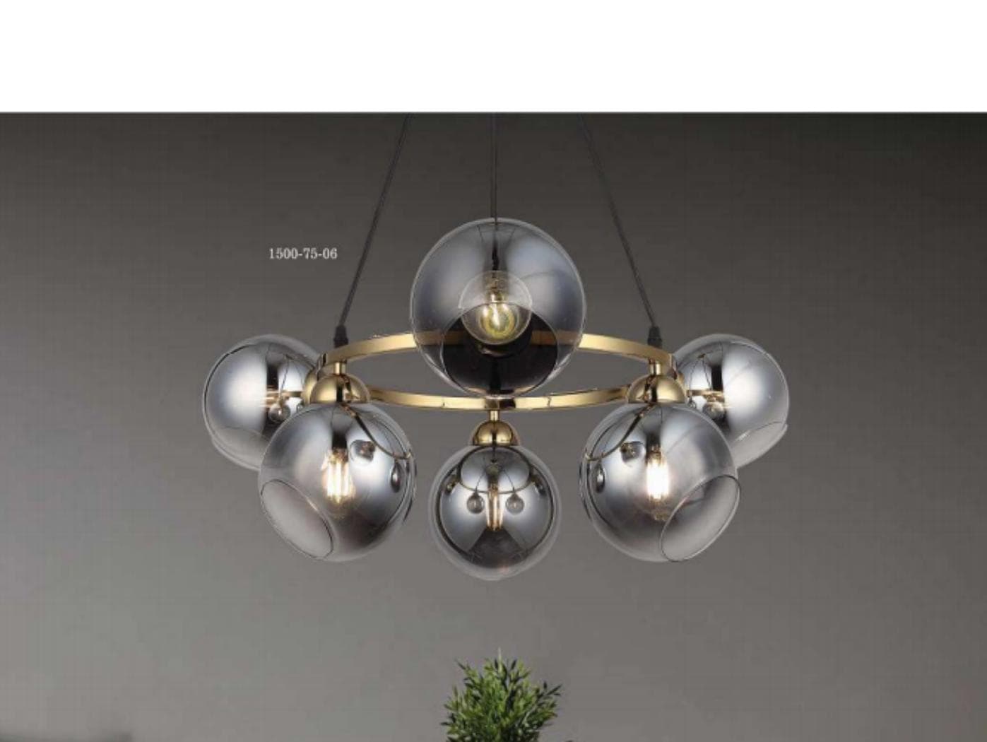 Lustra Aurie, Stil Titan E27 x 6, Eleganta