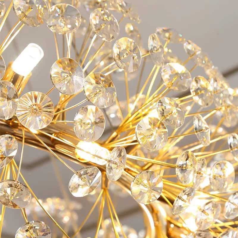Candelabru Auriu Noblesse, Elegant tip Cerc