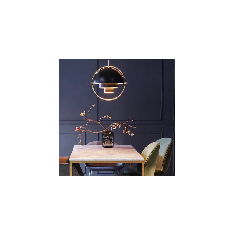 Lustra Tip Pendul Negru Nairi E27 60w Metal D34CM