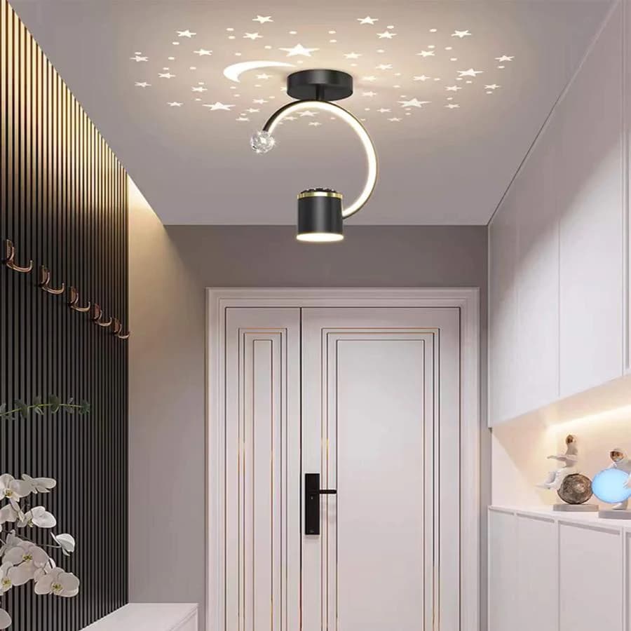 Plafoniera LED Elyssandra Black 30W