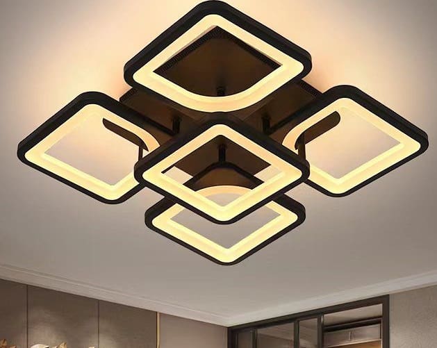 Lustra LED Marneeas Brown Telecomanda 120W