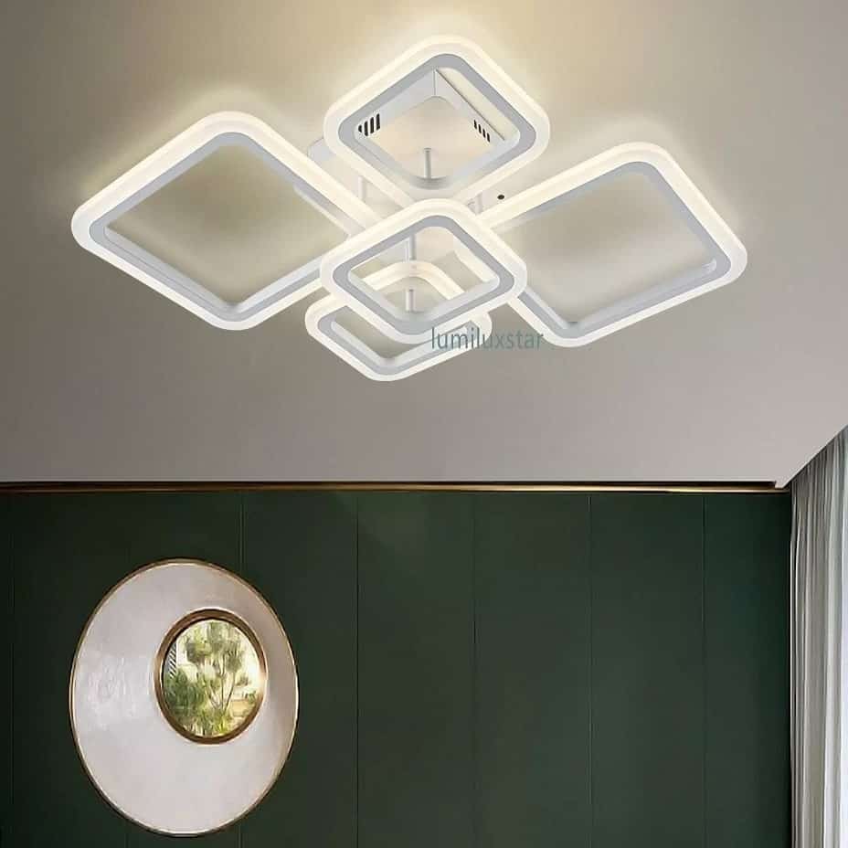 Lustra LED Vivienne White 94W Telecomanda Echivalent 450W