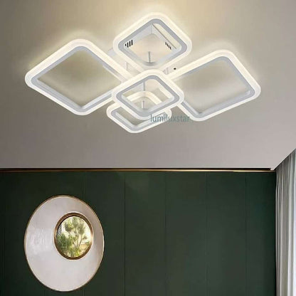 Lustra LED Vivienne White 94W Telecomanda Echivalent 450W