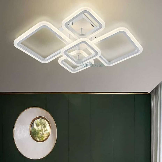 Lustra LED Vivienne White 94W Telecomanda Echivalent 450W
