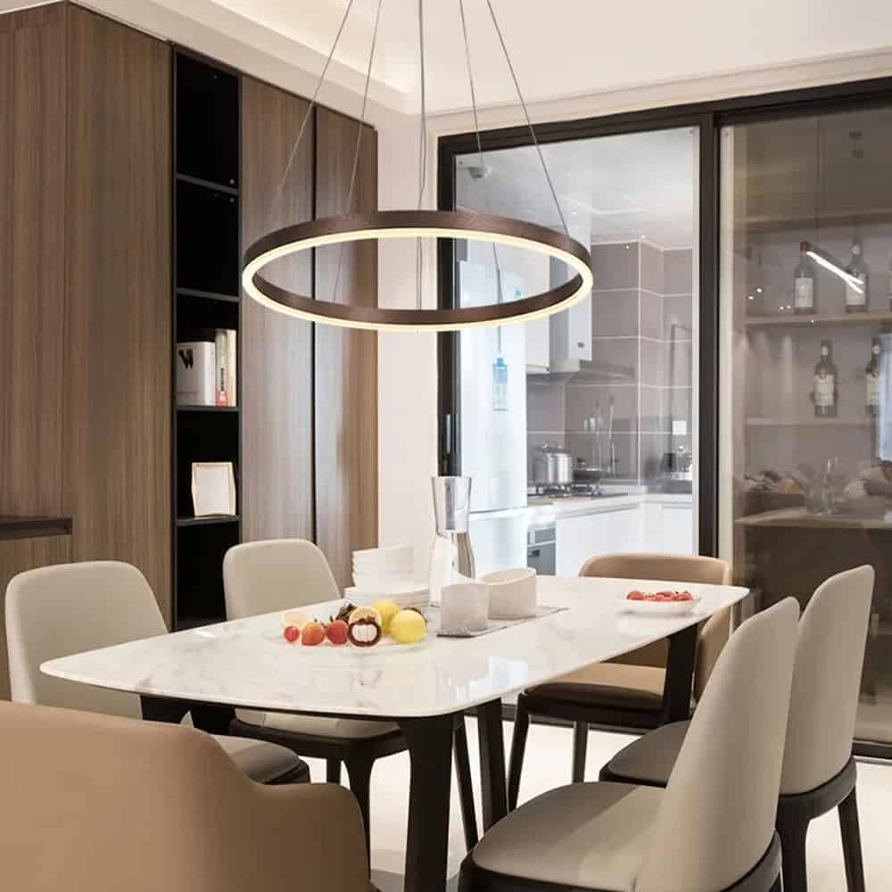 Lustra Led Althea Brown Ring Telecomanda 2.4G