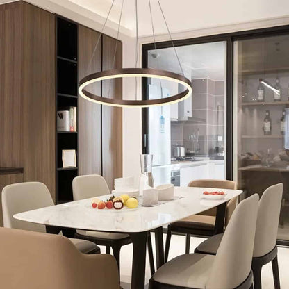 Lustra Led Althea Brown Ring Telecomanda 2.4G