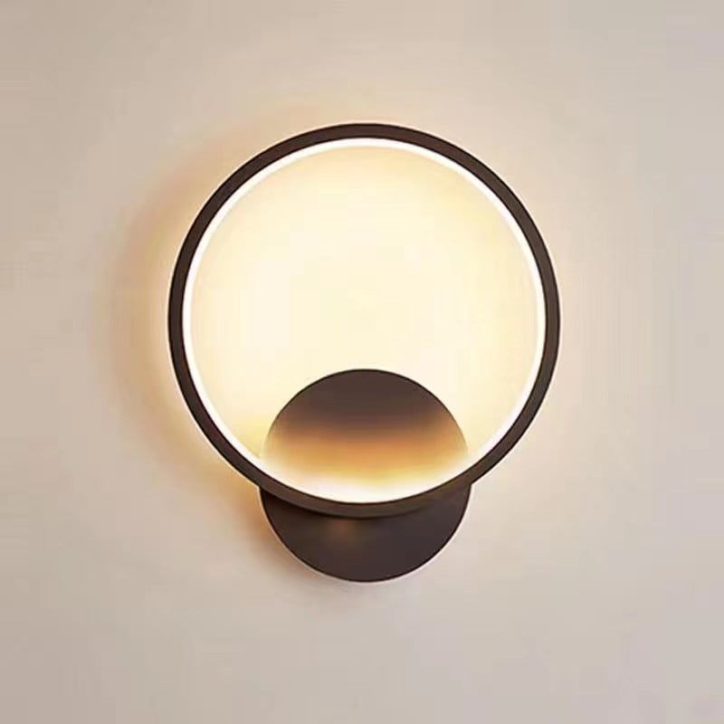 Aplica LED Serenella Black Rotund 22W