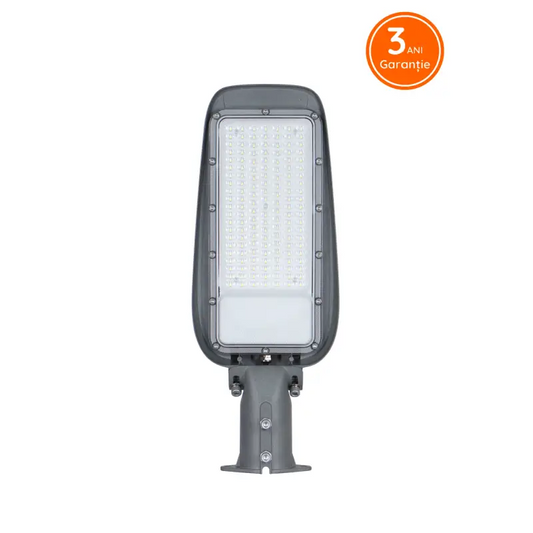 Lampa Stradala Gri Cu Led IP65150W 18000lm 6500K Brate Reglabile