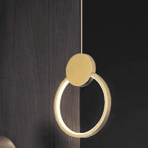 Lustra LED Ellie 3 Functii de lumina D22cm Gold 24W