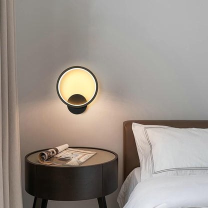 Aplica LED Serenella Black Rotund 22W