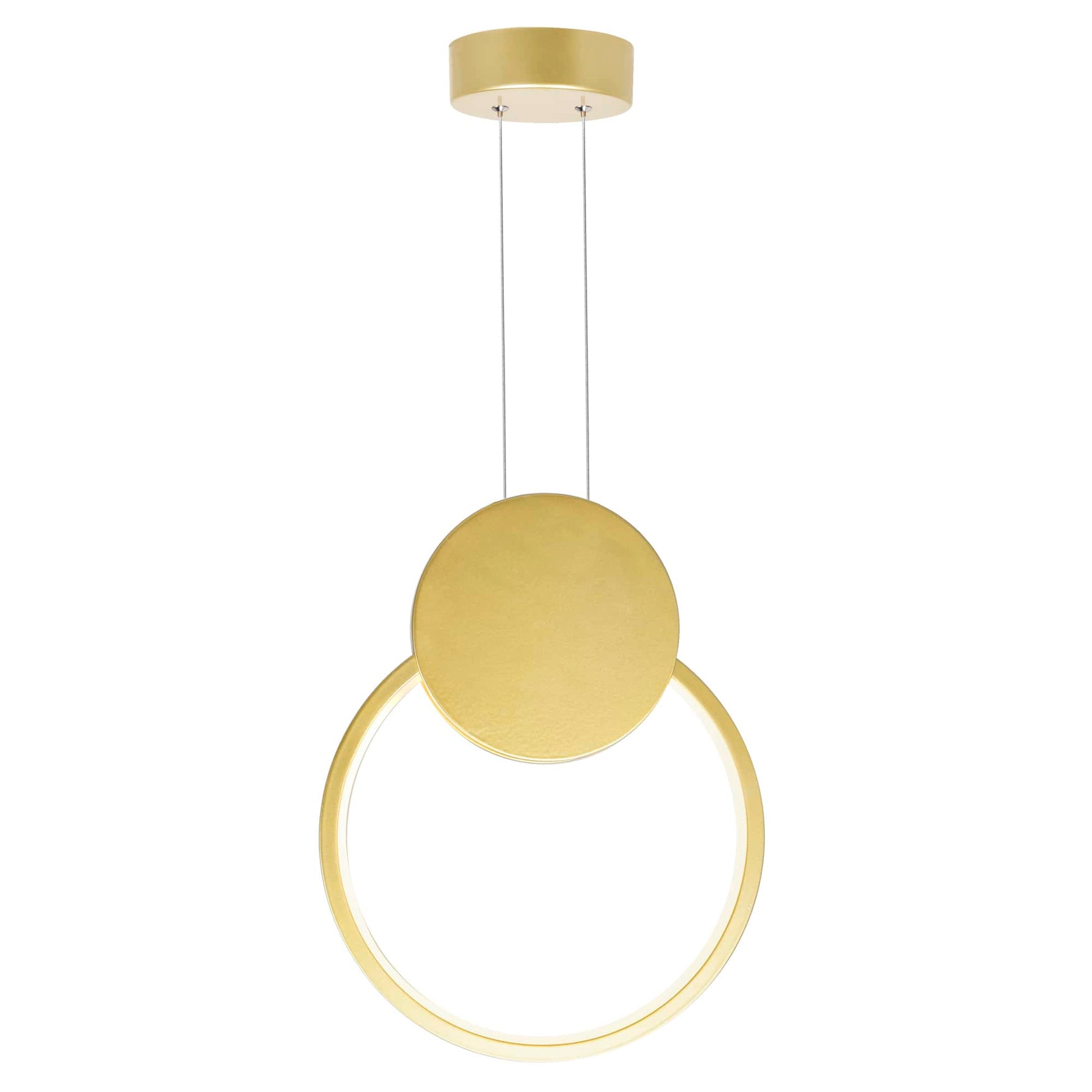 Lustra LED Ellie 3 Functii de lumina D22cm Gold 24W
