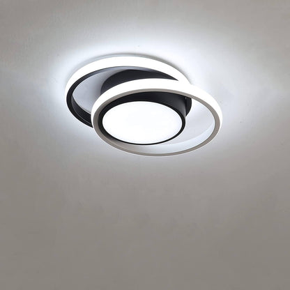 Lustra LED Ondine Black Rotunda 46W