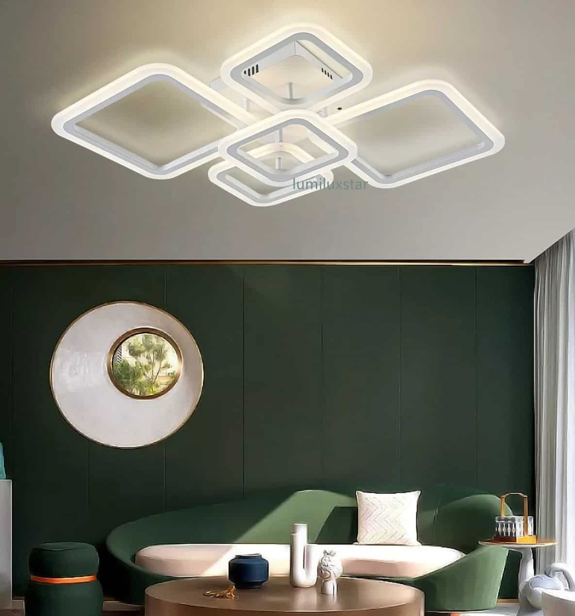 Lustra LED Vivienne White 94W Telecomanda Echivalent 450W