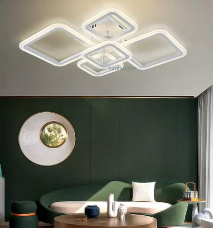 Lustra LED Vivienne White 94W Telecomanda Echivalent 450W