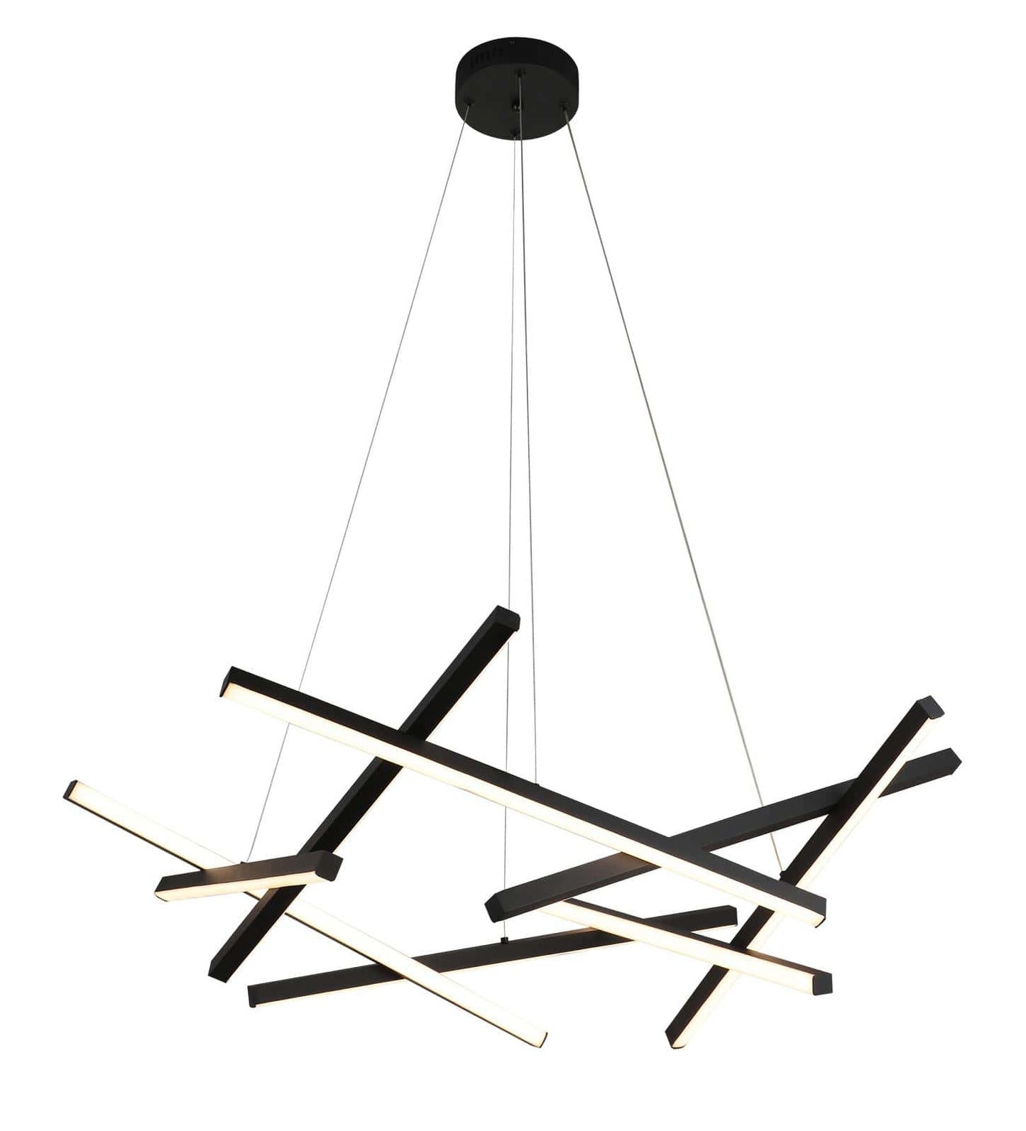 Lustra LED Neagra Thais Bar 76W, D700