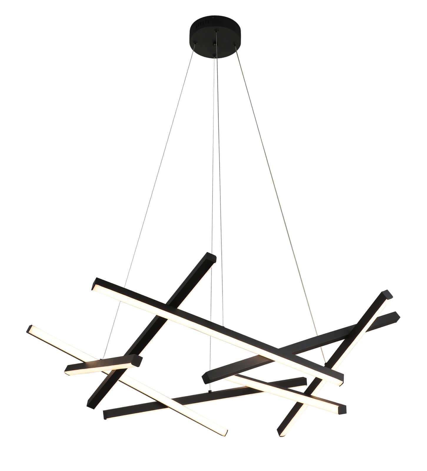 Lustra LED Neagra Thais Bar 76W, D700