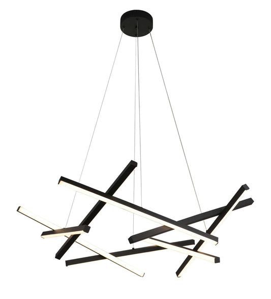 Lustra LED Neagra Thais Bar 76W, D700