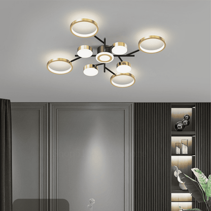 Lustra LED Zoey 56W Telecomanda Echivalent 300W