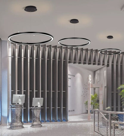 Lustra Led Neagra Anwen D800 90W