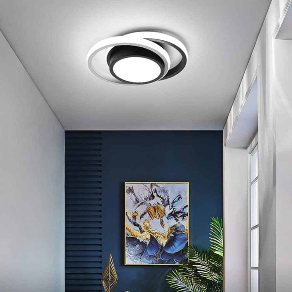 Lustra LED Ondine Black Rotunda 46W