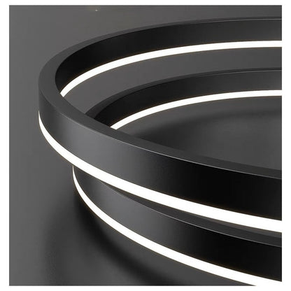 Lustra LED Isabelle Brown 144W 3 Circle 80cm+60cm+40cm