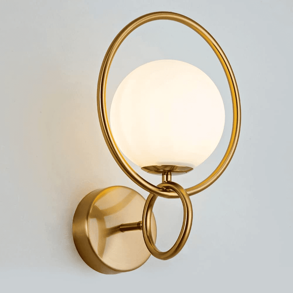 Aplica Seraphia Gold Perete Glob E27