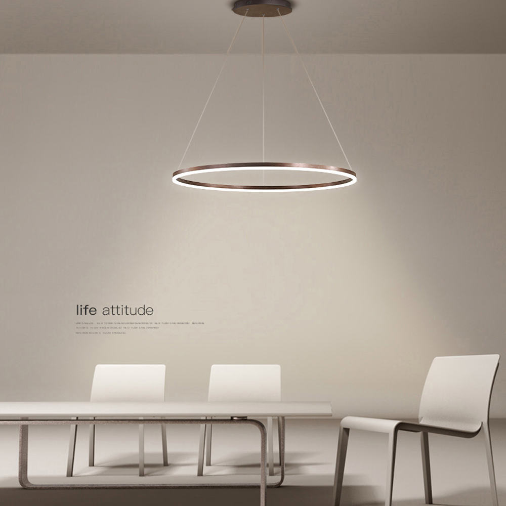 Lustra Led Althea Brown Ring Telecomanda 2.4G