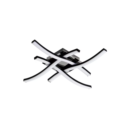 Lustra LED Xander Negru D35CM 28W